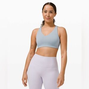 Lululemon In Alignment Racerback Bra *Light Support, B/C Cups Chambray Size 6